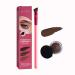 Eyebrow Pen 4D Laminated Brow Grooming Kit Eyebrow Brush Home Eyebrow Care Kit Eyebrow Pen Waterproof Long Lasting Smudge-proof (Dark Brown)