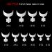 100 Short Style French False Nails in 10 Sizes with Acrylic Tips - DIY Nail Salons - Buy Online on GoSupps.com