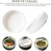 MAGICLULU 4 Pcs Sauce Dish Vinegar Dish Olive Oil Dipping Dishes Appetizer Dishes Japanese Soy Sauce Dishes Small Ceramic Bowls Sauce Serving Dipping Bowls Fries Cooking Ceramics re-usable 9X9X2.5CMx2pcs Whitex2pcs - Buy Online on GoSupps.com