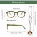 Trendy Blue Light Filtering Women's Reading Glasses | Brown/Beige | +0.00 to +3.00 Strengths | 1.5x Magnification - Buy Online on GoSupps.com