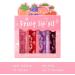 Greoer 4 Pieces Lip Balm Lip Oil Set Fruit-flavored Moisturizing Lip Gloss Plumping Lip Gloss Crystal Jelly Liquid Lipstick for Women and Girls Peach Strawberry Grape Cherry 1 count (Pack of 4) - Buy Online on GoSupps.com