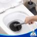 MR.SIGA Toilet Plunger and Bowl Brush Combo - Gray, 1 Set for Effective Bathroom Cleaning - Buy Online on GoSupps.com