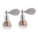 FOMIYES 2pcs Spray Glitter Spray Mist Bottle for Hair Glitter Makeup Glass Bottle Highlighter As Shown 1 7.5x6cm