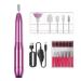 Adjustable Speed Electric Nail Drill 11 in 1 Set Professional Manicure and Pedicure Tools for Manicure Beginners Manicure DIY Technicians Home Or Salon Use. (red)
