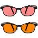 Kids FL-41 Rose & FL-60 Brown Migraine Glasses | Reduce Light Sensitivity & Protect Eyes from Fluorescent & LED Light - Adjustable for Comfort - Buy Online on GoSupps.com