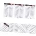  Didiseaon Didiseaon 9 Sheets Waterproof Eyebrow Stickers Black Eyebrow Grooming Stickers Black Postage Paper 3D Simple Transfer Stickers - Buy Online on GoSupps.com