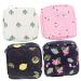 Anneome 4pcs Sanitary Napkin Storage Bag Coin Purses Travel Wallets Pouch Holder Wallet for Women Large Capacity Chapstick Containers Menstrual Pad Holder Portable Sanitary Napkin Bag Girl