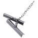 SOIMISS 20pcs 40mm Ribbon Crimps for Jewelry Making Ribbon Clamps Fold Over Cord Ends Jewelry Finding Kit for Bracelets Bookmarks Fasteners Clasps