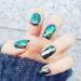 Reflective Gradient Aurora Glass Paper Nail Sticker 10 Roll 10 Colors Gradient Reflective Glass Paper with Plastic Box use for Nail Art Decoration - Buy Online on GoSupps.com