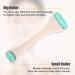 VOCOSTE Silicone Face Roller for Women | Facial Massage Tool to Relieve Stress, Remove Wrinkles & Puffiness - Green - Buy Online on GoSupps.com