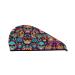 Sugar Skulls SamLng Coral Velvet Dry Hair Cap Perfect for Home Travel Pool Parties Beaches Baths and More