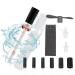 Glue Shaker for Eyelash Extensions  Eenten Nail Lacquer Shaker with 2 Connectors and 6 Sizes of Caliber Portable Electric Lash Glue Shaker Liquid Mixer Nail Polish Shaker for Eyelash Glue Ink white