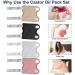 1PC Reusable Knee Castor Oil Pack - Soft Wool Sleep Aid for Abdominal Health & Recovery - Buy Online on GoSupps.com