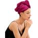Buy Holiberty Coral Velvet Hair Drying Cap - Ultra Absorbent Fast Drying Towel Wrap for Women & Girls - Perfect for Long Curly Hair (Wine Red) - International Shipping Available - Buy Online on GoSupps.com
