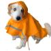 OCSOSO waterproof hundred jacket raincoat dog with hood fit dog harnesses light and reflective hundredth coat rain protection dog jacket and coat medium dog (orange m)
