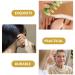 DEARMAMY Head Massage Comb Set - 2pcs Wax 5-Scalp Care Gua Sha Tool | Anti-Static Comb for Ultimate Relaxation & Wellness - Buy Online on GoSupps.com
