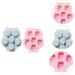 Ciieeo 2pcs Silicone Mold Clay Molds Handmade Making Mold Candy Trays Pan Cookie Baking Molds Muffin Cupcake Mold Animal Baking Spring Silicone DIY Silica Gel Chocolate Mold Self Made 12.7x10.7x1.7cm Blue - Buy Online on GoSupps.com