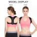 Adjustable Back Brace Support Invisible Shoulder Posture Corrector Spine Neck Health Correction Belt Home Office Unisex Black S - Buy Online on GoSupps.com