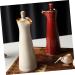 Zerodeko Condiment Bottles Kitchen Gadget Kitchen Things Condiment Canister Soy Sauce Can Kitchen Sauce Holder Liquid Condiment Dispenser Jug for Oil Vinegar Cruet Syrup Ceramics Olive Oil 5X15CM Beige - Buy Online on GoSupps.com