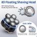 Buy 6 in 1 Rechargeable Electric Head Shaver for Bald Men | 5D Rotary Razor & Grooming Kit | Fast International Shipping - Buy Online on GoSupps.com