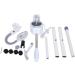 2 in 1 Facial Steamer Portable Professional Ionic Ozone Steamer with Magnifying Lamp for Beauty Spa Face Clean Skin Care Promote Blood Circulation and Sweep Sediment - Buy Online on GoSupps.com