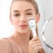 Veeteah Electric Eyelash Curler - Rechargeable Eye Lash Curling Tool | Quick Natural Curling Electric Curler 3 Heating Modes Silicone Pad Eye Makeup Tool for Long Lasting Curls White - Buy Online on GoSupps.com