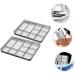 SOIMISS Palette M tallique pour Fard Paupi res Vide Magn tique 2 Pi ces 10 Compartiments avec Couvercle Transparent pour Maquillage Professionnel et Usage Quotidien - Buy Online on GoSupps.com
