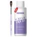 SAVILAND Acrylic Liquid Monomer 4.06fl.oz Nail Liquid for Acrylic Powder with Acrylic Brush 12 MMA-Free Non-Yellowing Formula for Acrylic Nails Application Nail Extension & Carving Home DIY Nail Salon Use
