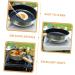 HAKIDZEL Camping Portable Pan Non Stick Cooking Utensils Egg Pan Non Stick Fry Pan Griddle Pan Pans Camping Cookware Flat Skillet Pan for Eggs Stainless Steel Induction Cooker Egg Boiler - Buy Online on GoSupps.com