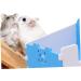 Levemolo 1pc Hamster Toilet Little Critters Hamster Bathroom Square Urinal Potty Pet Bathroom Litter Blue PVC 15x10cm Blue - Buy Online on GoSupps.com