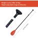 BORUIMA SUP Paddle - Adjustable 3-Piece Floating Alloy Shaft, Nylon Blade, Lightweight Stand-up Paddle Board Oar - Red (65.7-85.4 inches) - Buy Online on GoSupps.com