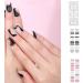 Ruarby Gothic Short Press on Nails Handcrafted Round Accessories False Stick on Nails for Women and Girls extra small - Buy Online on GoSupps.com
