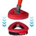 Triangular Spin Mop Brush Head Replacement - 3PC Thick Bristle 180 Rotatable Schrubberkopf for Kitchen Floors & Sinks - International Shipping Available - Buy Online on GoSupps.com