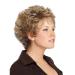 Fleurapance Women's Short Light Gold Wig - Curly Wave Synthetic Hair Heat Resistant Bobo Style - Buy Online on GoSupps.com