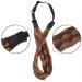 Tess Braided Hair Band - Adjustable Large Hair Tie for Women | Light Brown Hair Accessories (3.8cm Wide 50g) - Perfect for Dutt Braids & Extensions - Buy Online on GoSupps.com