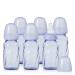 Evenflo Feeding Glass Premium Proflo Vented Plus Bottles for Baby Infant and Newborn - Helps Reduce Colic - Lavender 4 Ounce (Pack of 6)