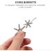 MAGICLULU 2 Sets Star Hairpin Barrettes Hair Clip for Wedding Rhinestone Star Bobby Clips Pearl Hair Bride Rhinestones Barrette Women's Female Star Alloy European Style - Buy Online on GoSupps.com