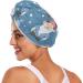 Blue Christmas Elf Hair Towel 2 Pack | Super Absorbent Quick Dry Hair Turbans for Women & Girls - Buy Online on GoSupps.com