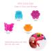 YISSION 200 PCS Small Hair Clips for Girls - Vintage Fashion Hair Accessories for Women & Girls - Assorted Butterfly, Shell, Flower Claw Clips - Buy Online on GoSupps.com