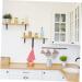 LABRIMP 3pcs Door Coat Hook Hat Hooks Purses Coat Hangers Coat Hooks Entryway Door Back Hook Organizer Towel 28.5X3.8X2CM Brown - Buy Online on GoSupps.com