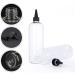 2 Pack 16.9oz Hair Color Applicator Bottles - PET Plastic Squeeze Bottles for Hair Dye - Refillable and Transparent - Clear/black Cap - Buy Online on GoSupps.com