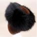 Women's Black Synthetic Fur Headband - Warm & Adjustable Fashion Ear Protector for Outdoor Sports Hiking & Skiing - Buy Online on GoSupps.com