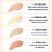 2 in 1 Concealer Pencil Stick for Full Coverage - Waterproof Dual-Sided Face and Eyebrow Concealer Crayon for Dark Circles, Blackheads - Professional Makeup Highlighter with Brush - Natural Shade - Buy Online on GoSupps.com