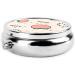Peachy Cutie Round Pill Box | 3 Compartment Travel Organizer | Portable Pill Holder for Easy Medication Management - Buy Online on GoSupps.com