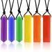Colon chain for children 6 pieces of sensory silicone block beißring for children with ADHD teeth autism biting needs nails chewing stops causse hose speech therapy for boys and girls (color 2)