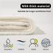 Microfiber Hair Drying Towel Turban for Women - Quick Dry Hair Turban with Buttons - Super Absorbent - 1 Pack (White) - Buy Online on GoSupps.com
