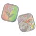 PLAFOPE Tweezers 2 Pieces Colored Glasses Holder Stand Travel Set Travel Glasses Case Case Box Applicator Outdoor Case Supply Mini Case