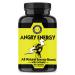Angry Supplements Angry Energy Caffeine Capsules All Natural Non-GMO Energy Booster Increase Stamina & Focus Mind & Body Health (1-Bottle)