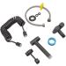 Hand Toilet Sprayer Kit - Brass Bidet Attachment for Home Bathroom | WC Bidet Sprayer with Hose - Gray - Buy Online on GoSupps.com