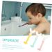 Marmerdo Children's Toothbrush Set - 3 Pack Silicone Cartoon Toothbrushes for Kids - Ideal for Healthy Smiles - Buy Online on GoSupps.com
